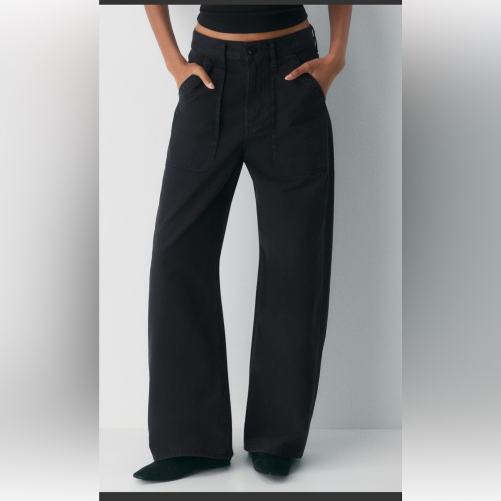 Kensie Wide Leg Pants in Black